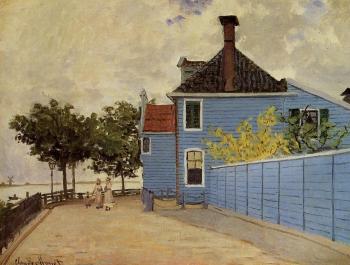 尅勞德 莫奈 The Blue House at Zaandam